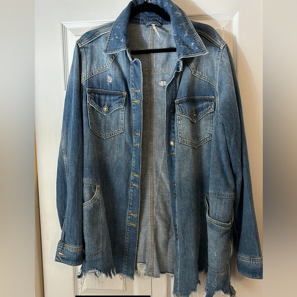 Free People denim jacket